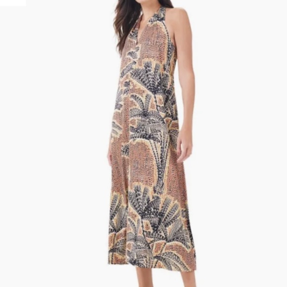 NIC + ZOE - Dotty Palms Maxi Dress - Picture 1 of 13